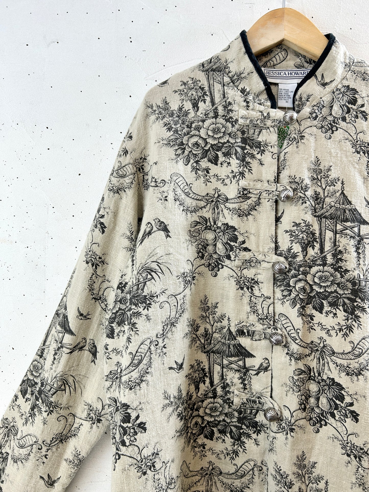 Vintage Toile De Jouy Jacket [I3113]