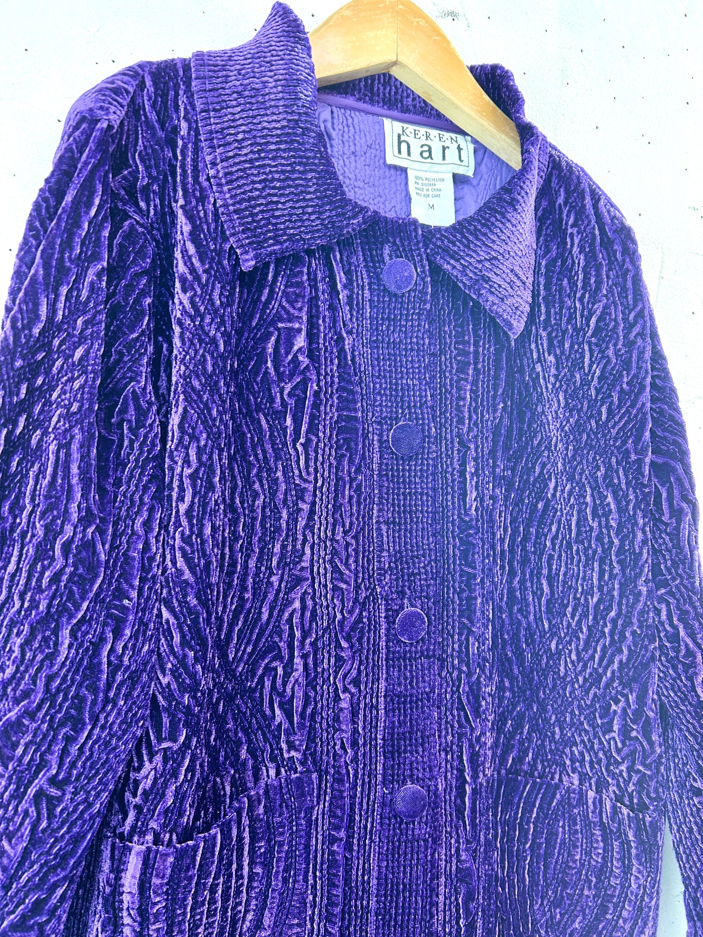 Vintage Velour Jacket [I30273]