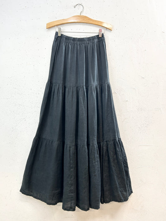 Vintage Linen Skirt [F32586]