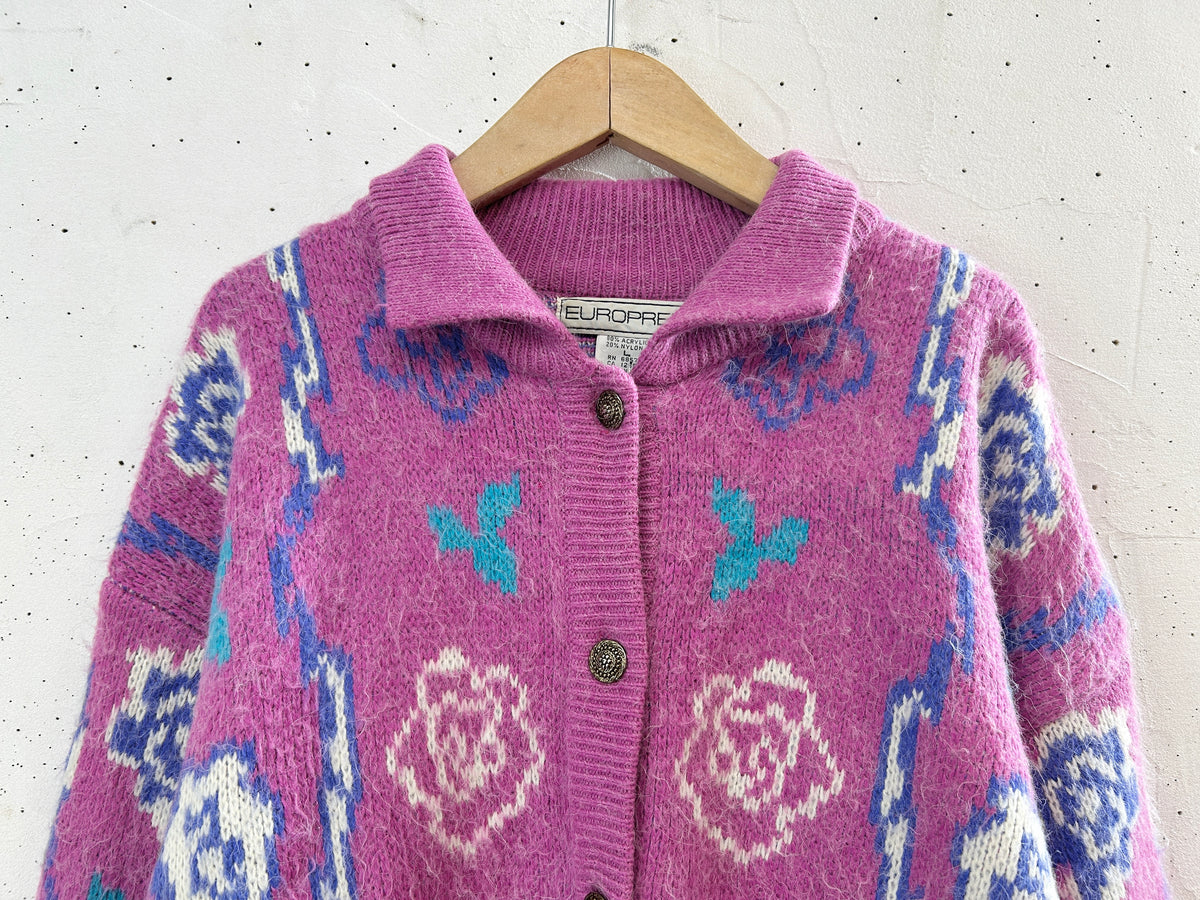 Vintage Knit Cardigan [J34169]
