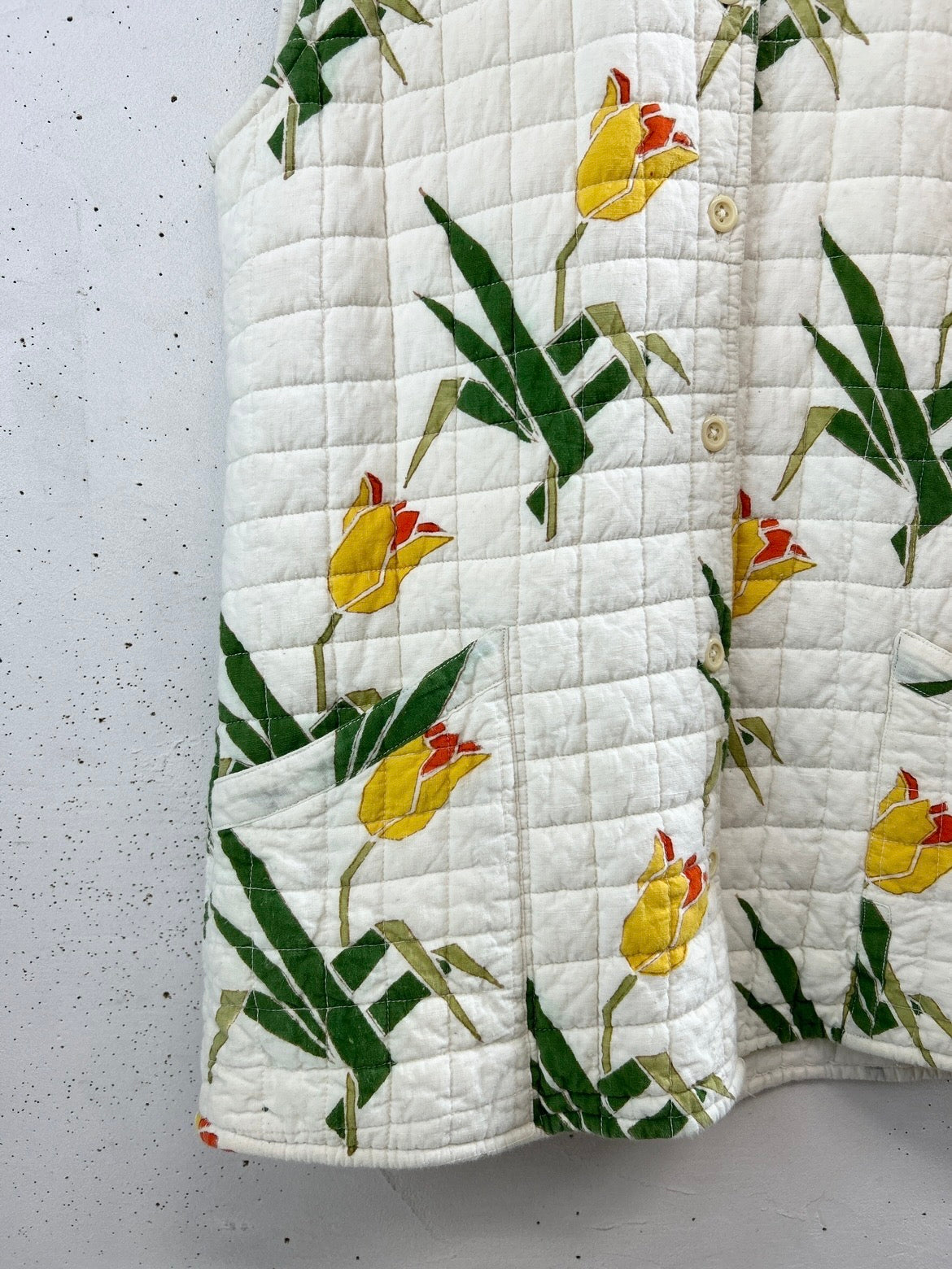 Vintage Quilting Vest [D32155]