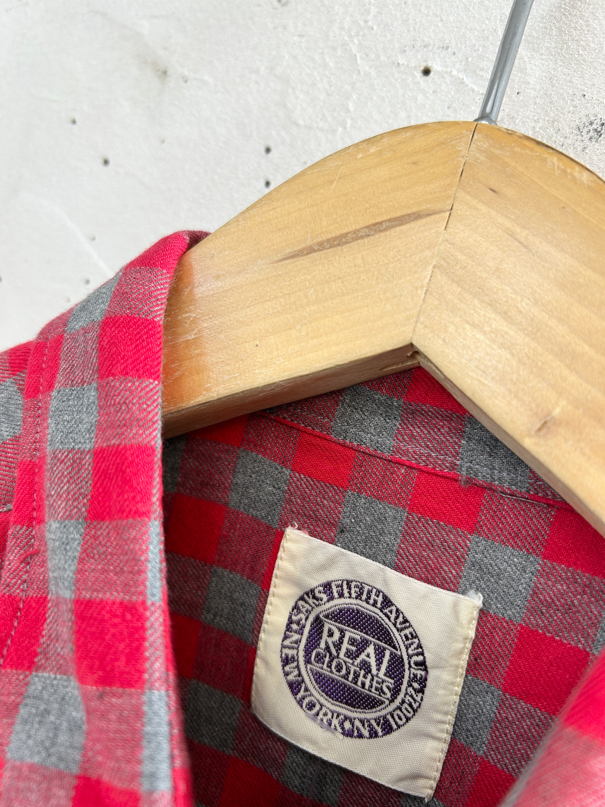Vintage Check Shirt [I34044]