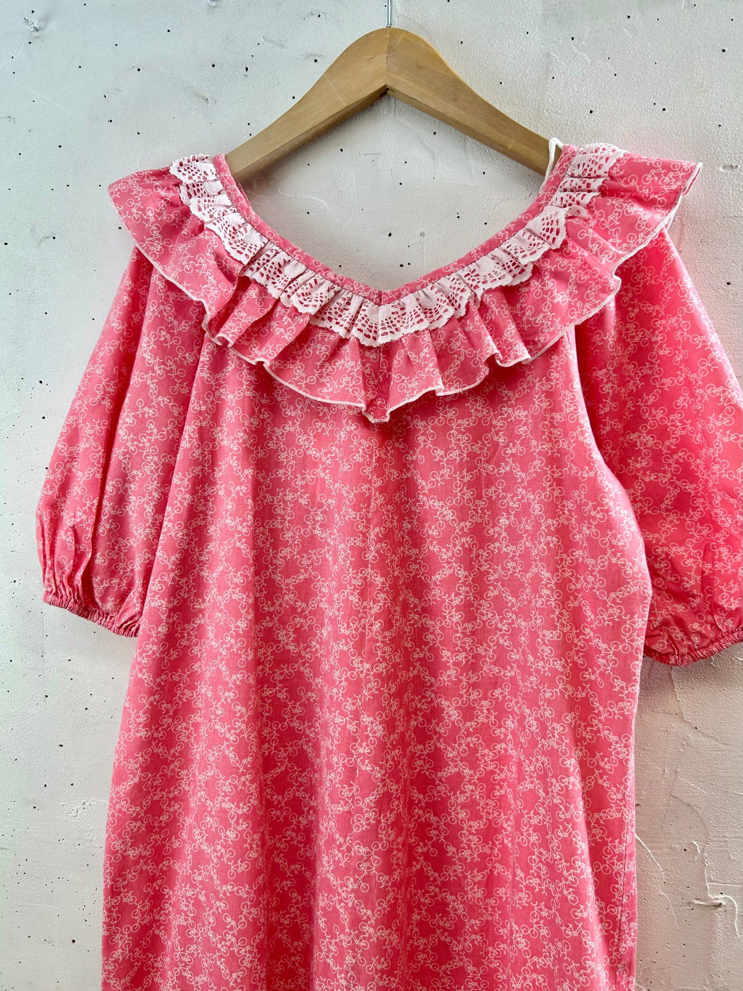 Vintage Bicycle Pattern Dress [G30805]