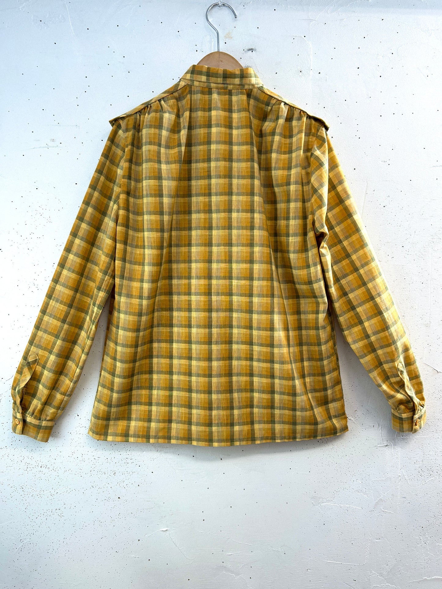 Vintage  Plaid Shirt [E32526]