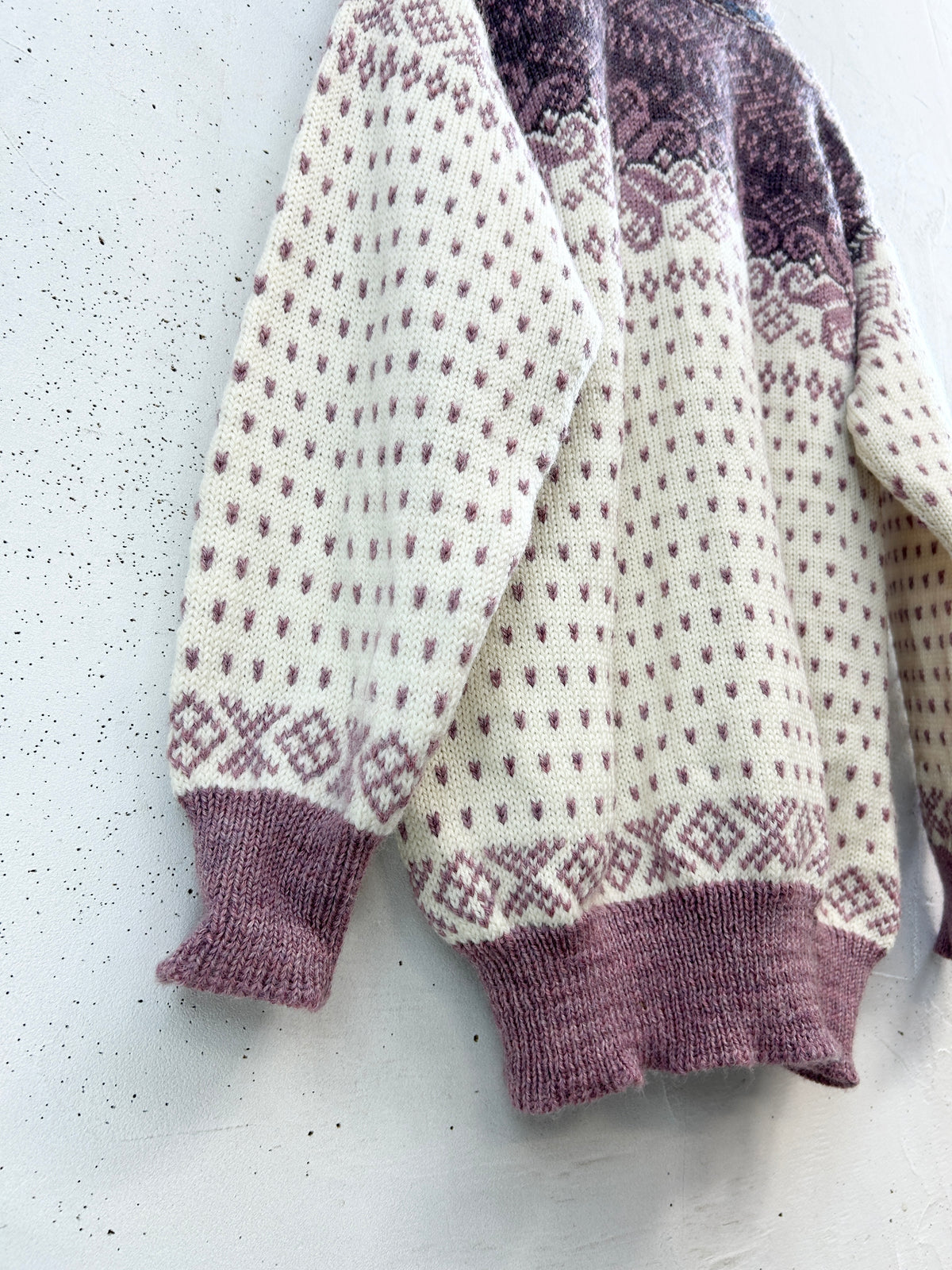 Vintage Nordic Knit Cardigan  MADE IN NORWAY [J34339]