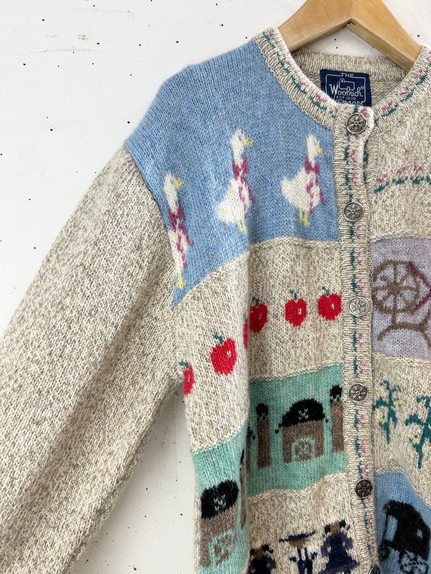Vintage Knit Cardigan 〜Woolrich〜 [J30538]