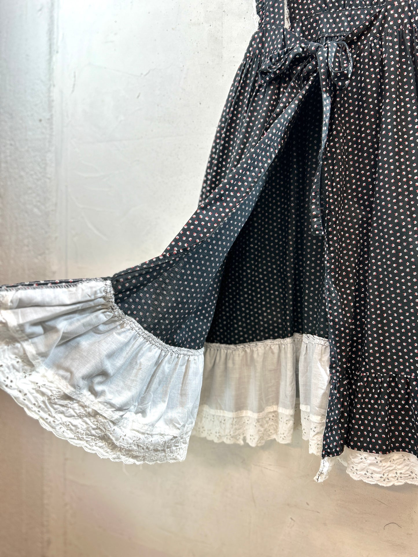 '70s Vintage Apron Dress FABRIQUE EN FRANCE [J30592]