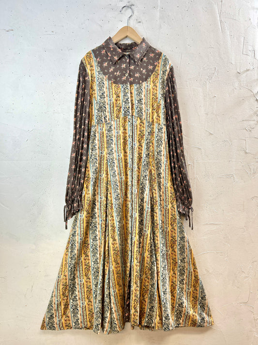 Vintage Viscose Dress 〜PORTOFINO〜[I30236]