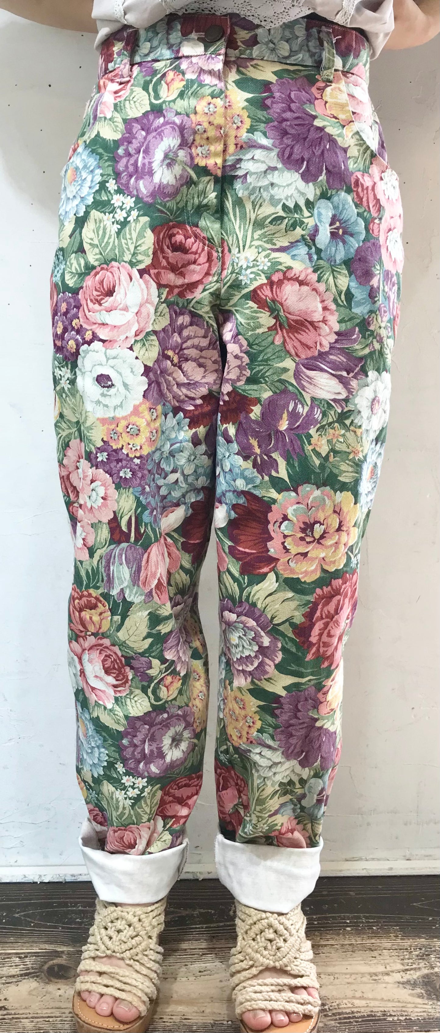 Vintage Flower Pants [G24626]