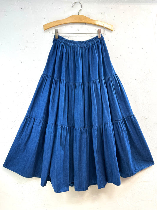 Vintage Denim Skirt MADE IN USA [B31542]