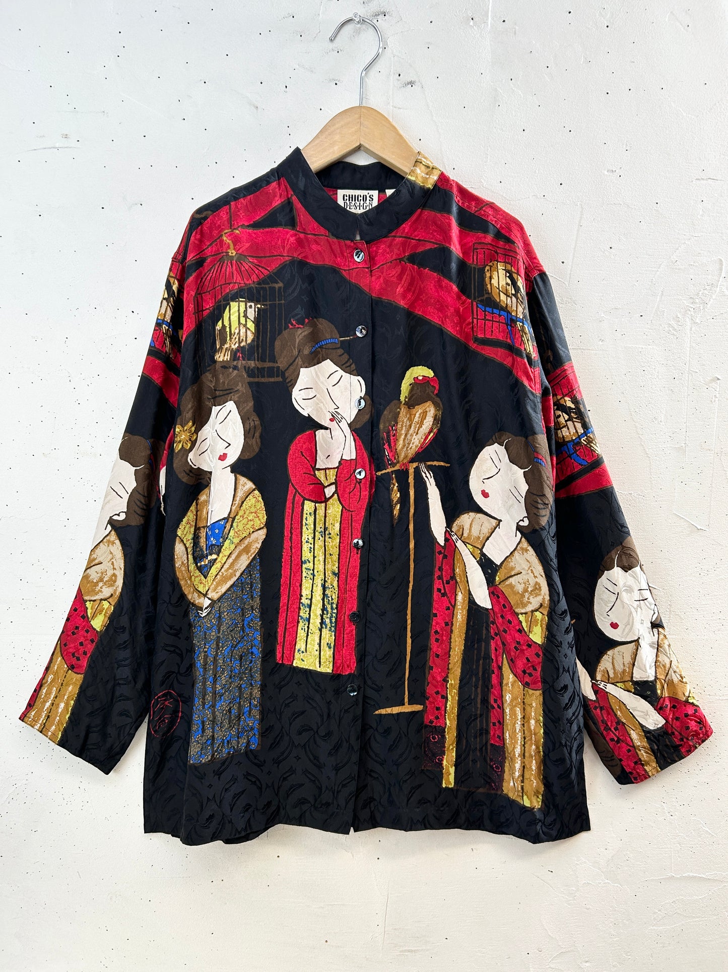 Vintage CHICO'S Silk Shirt [I30212]