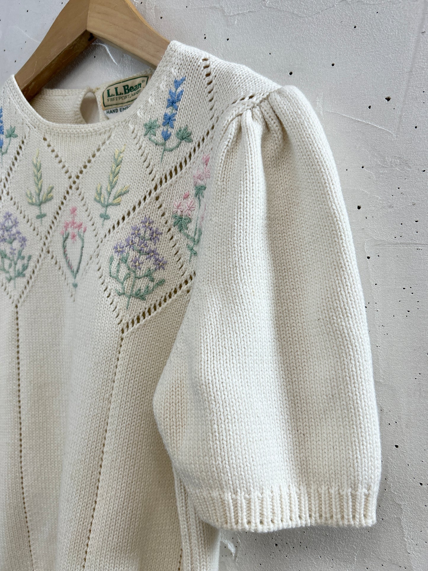 Vintage Cotton Knit 〜L.L.BEAN〜 [E32406]