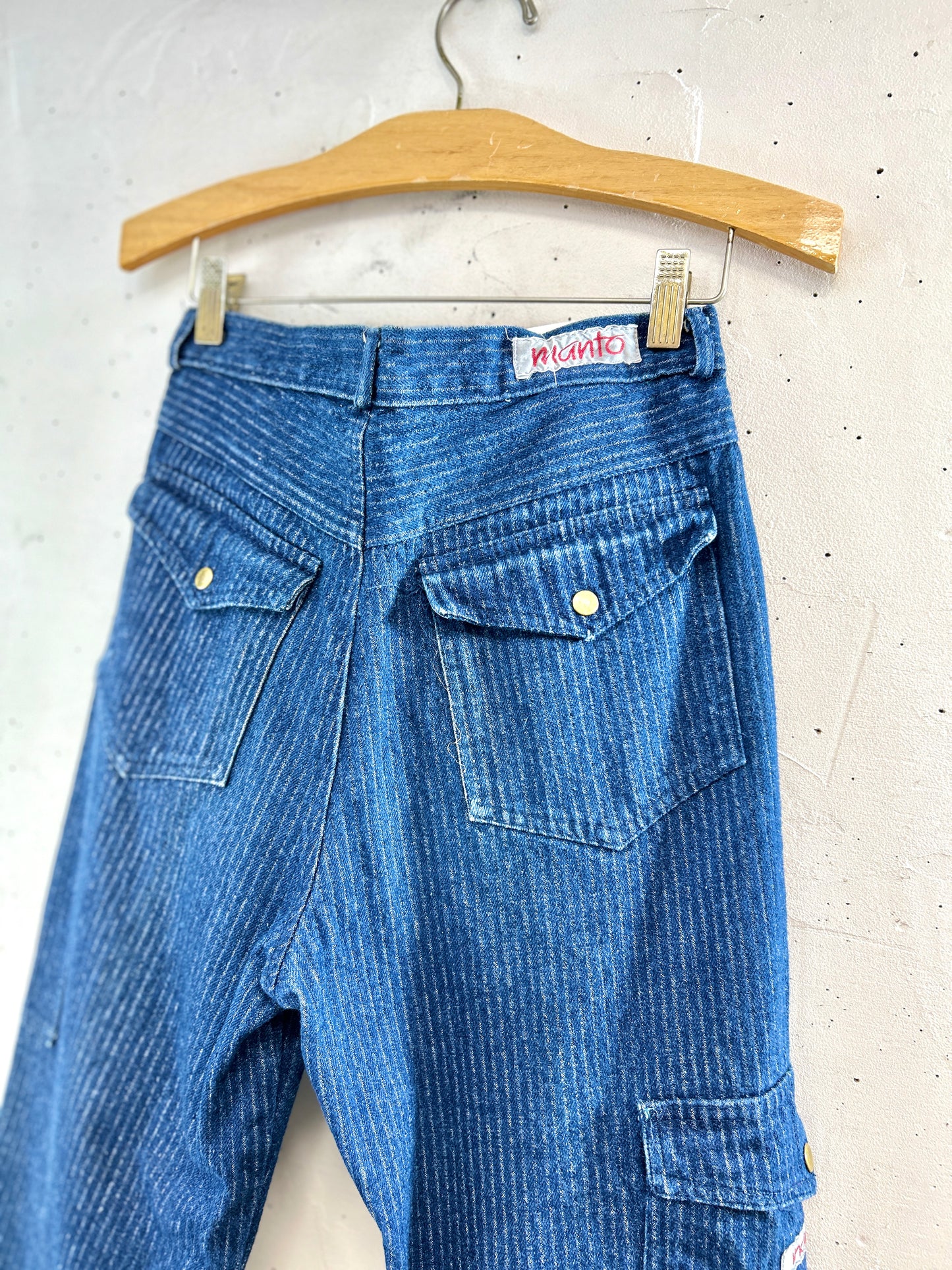 Vintage Denim Stripe Pants  [A31316]