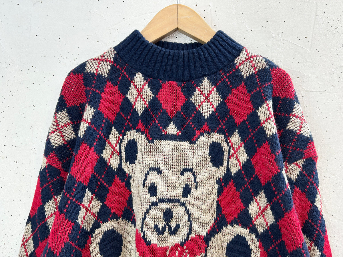 '80s Vintage Knit Sweater 〜MADE IN USA〜 [I33939]