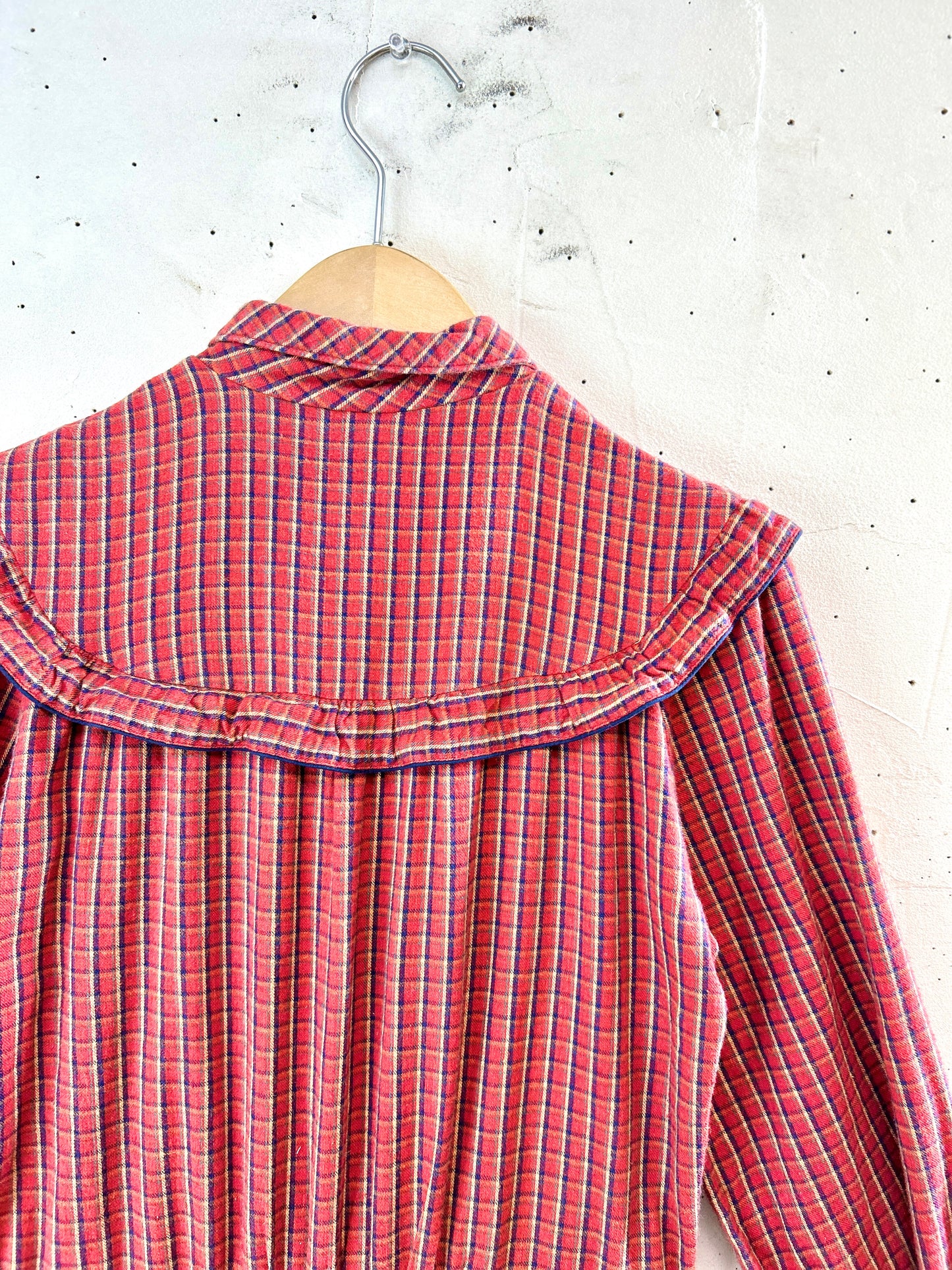 Vintage Flannel Dress [J30613]