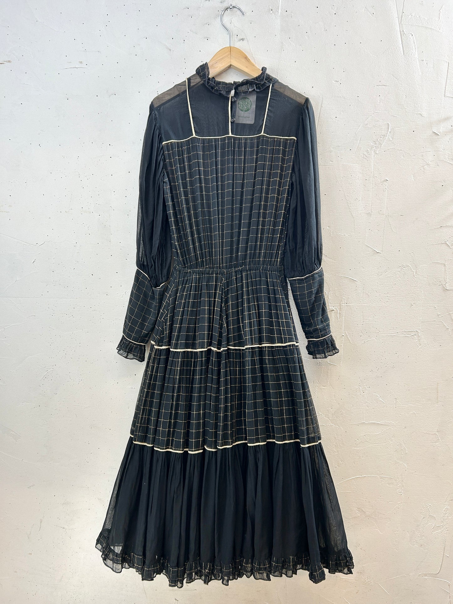 Vintage Black Dress [H30952]