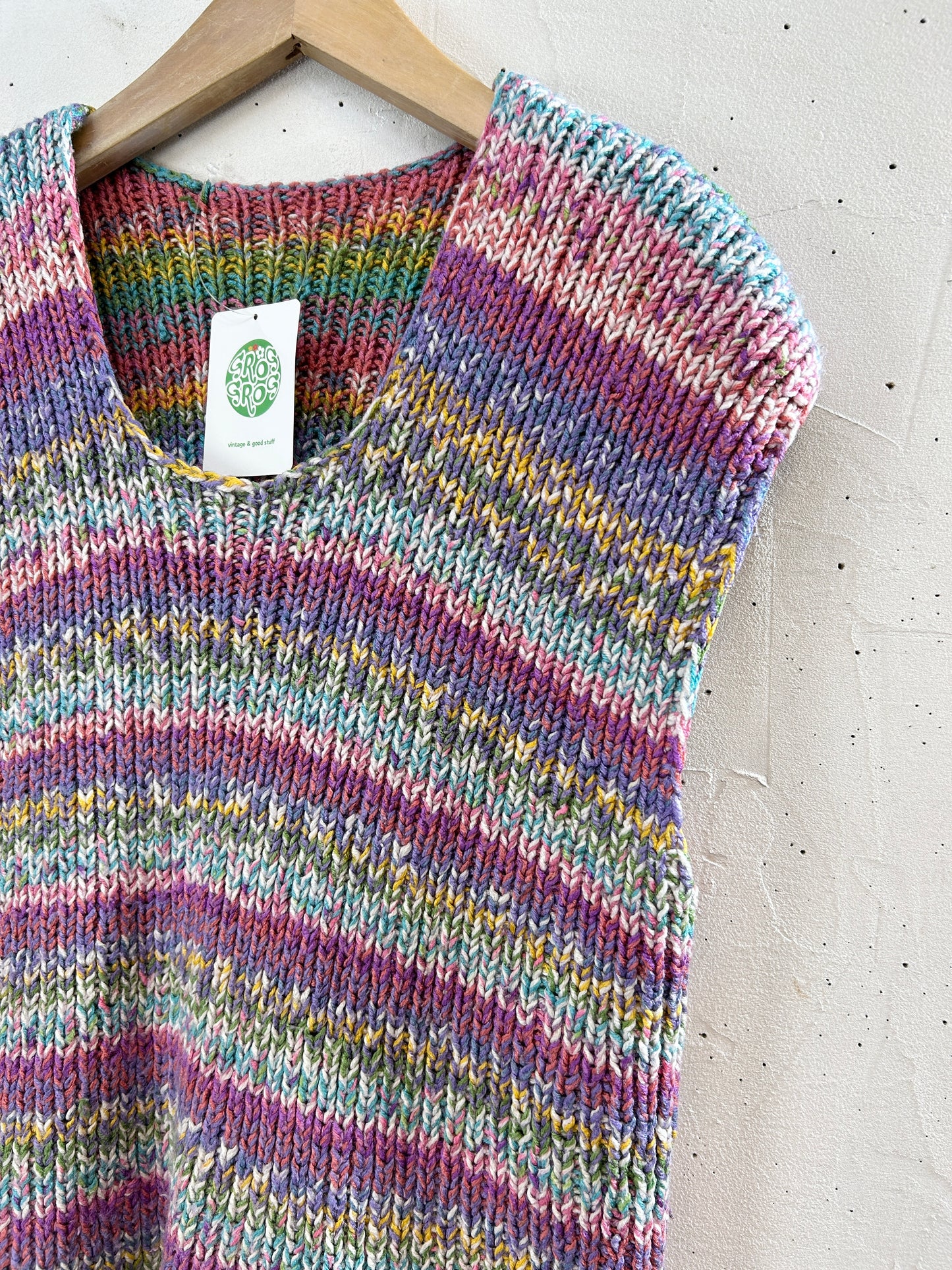Vintage Knit Vest [J30602]