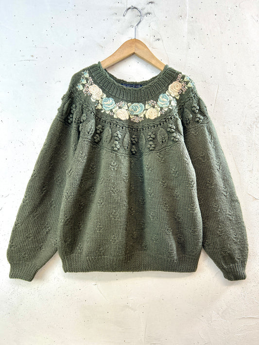 Vintage Knit Sweater [L30974]