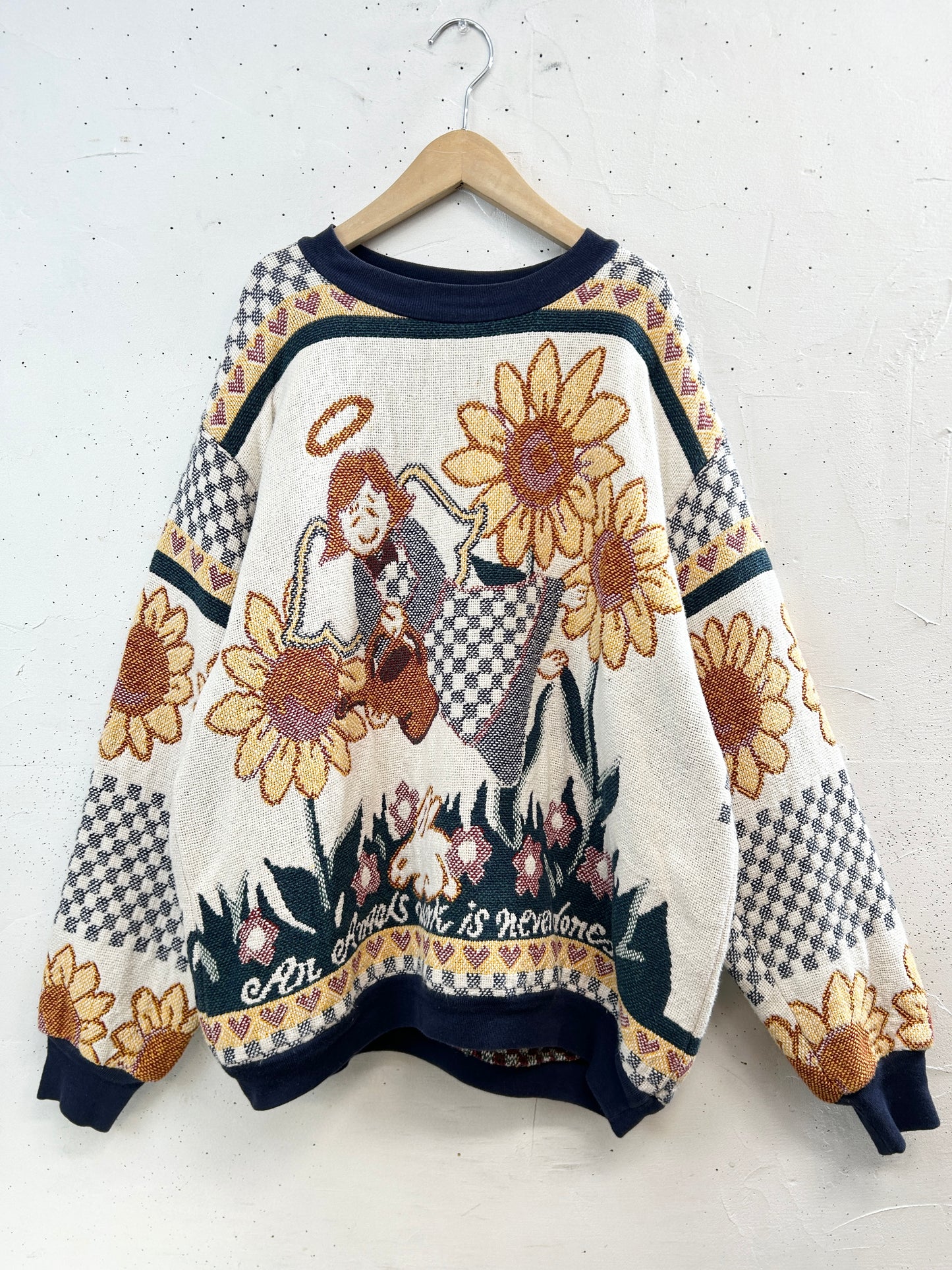Vintage Rug Tops 〜SUGAR STREET WEAVERS〜 MADE IN USA [A31238]