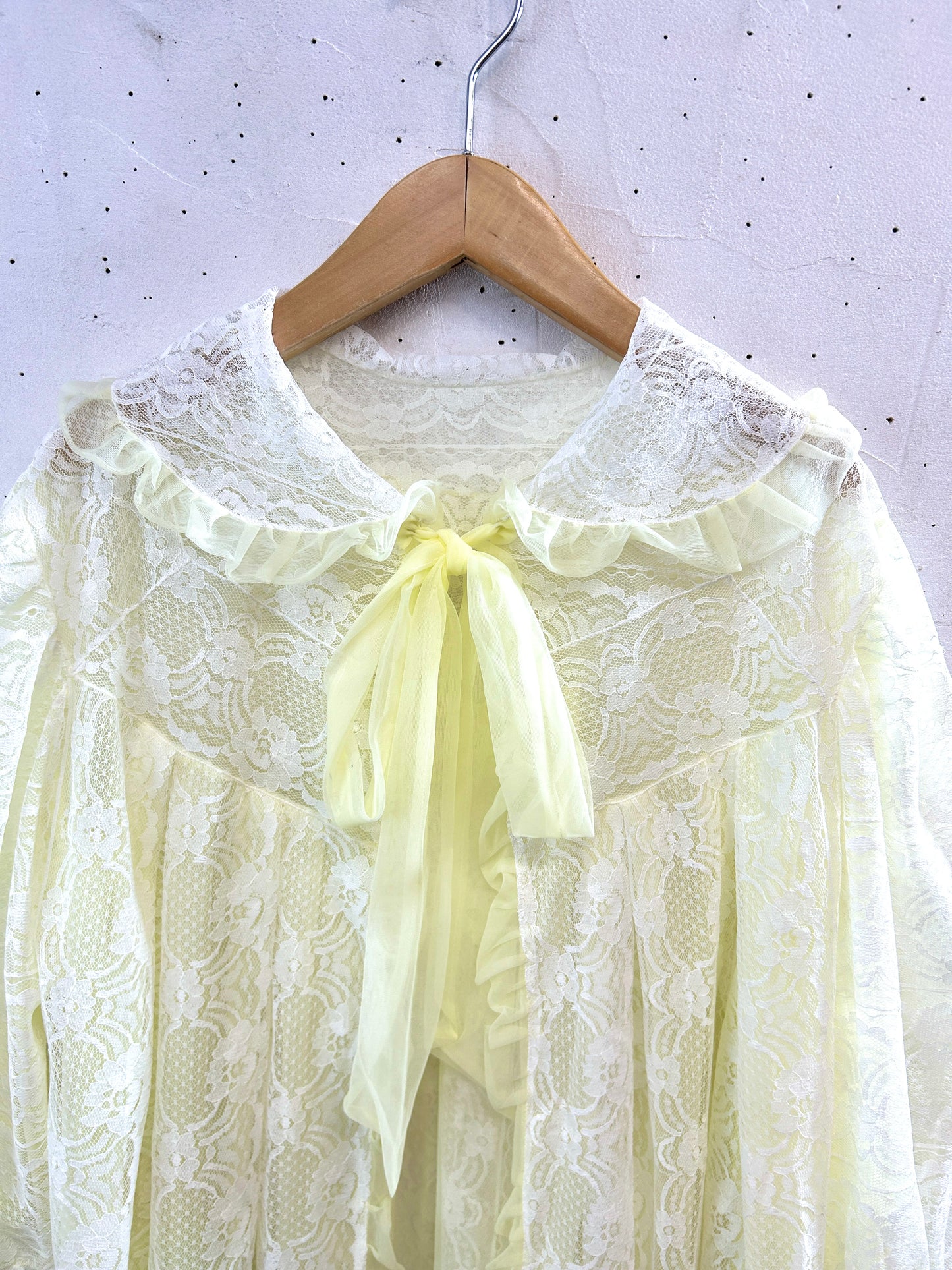 Vintage Lingerie Lace Gown [B31671]