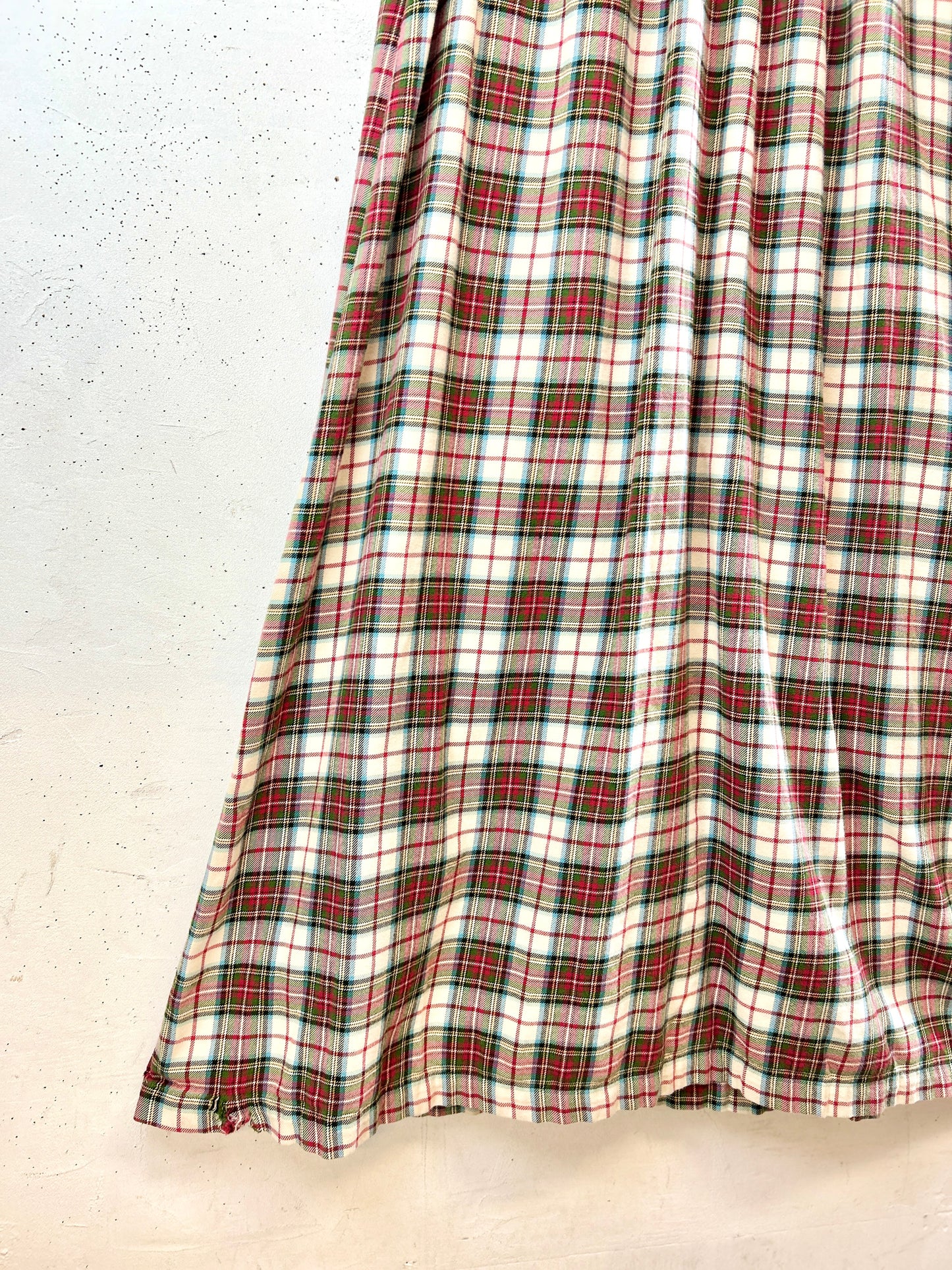 Vintage Plaid Dress 〜L.L.Bean〜 [J30437]
