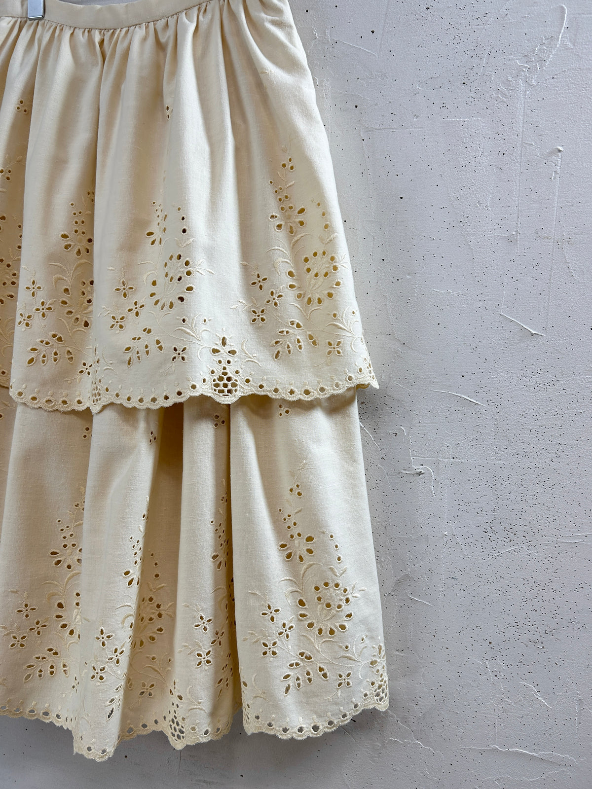 Vintage Cutwork Lace Skirt [J34075]