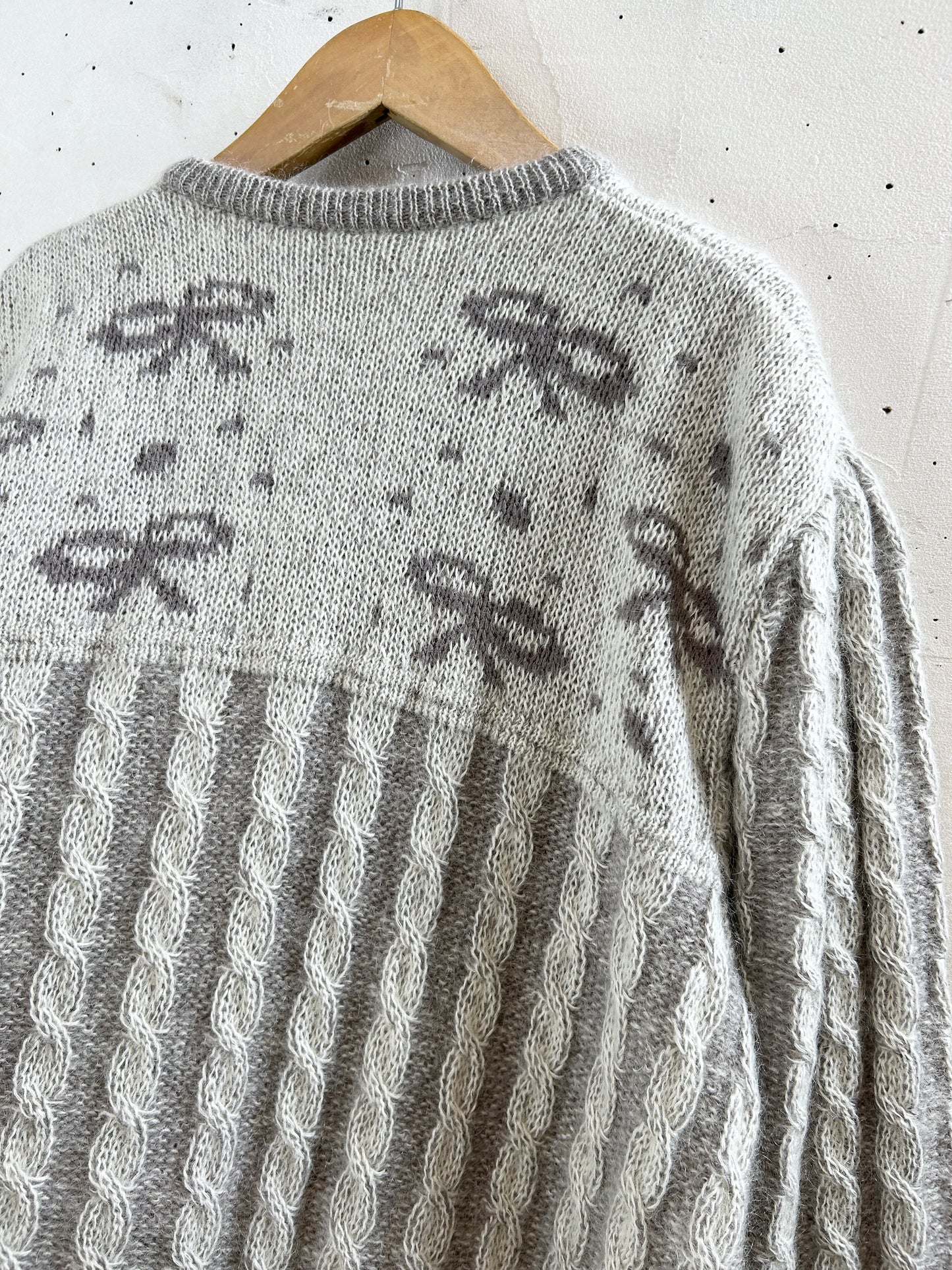 Vintage Knit Mohair Cardigan [J30440]