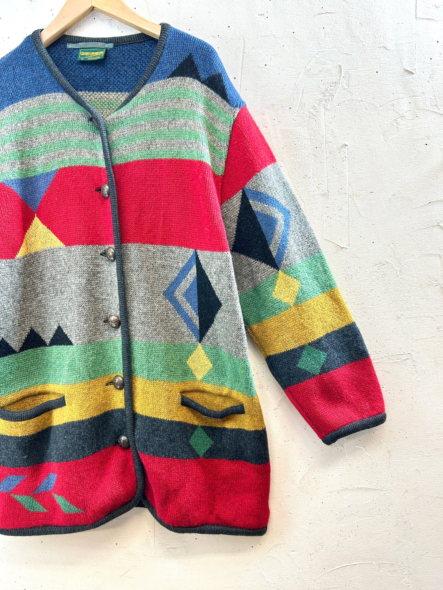 Vintage Knit Jacket 〜GEIGER〜 [K30696]