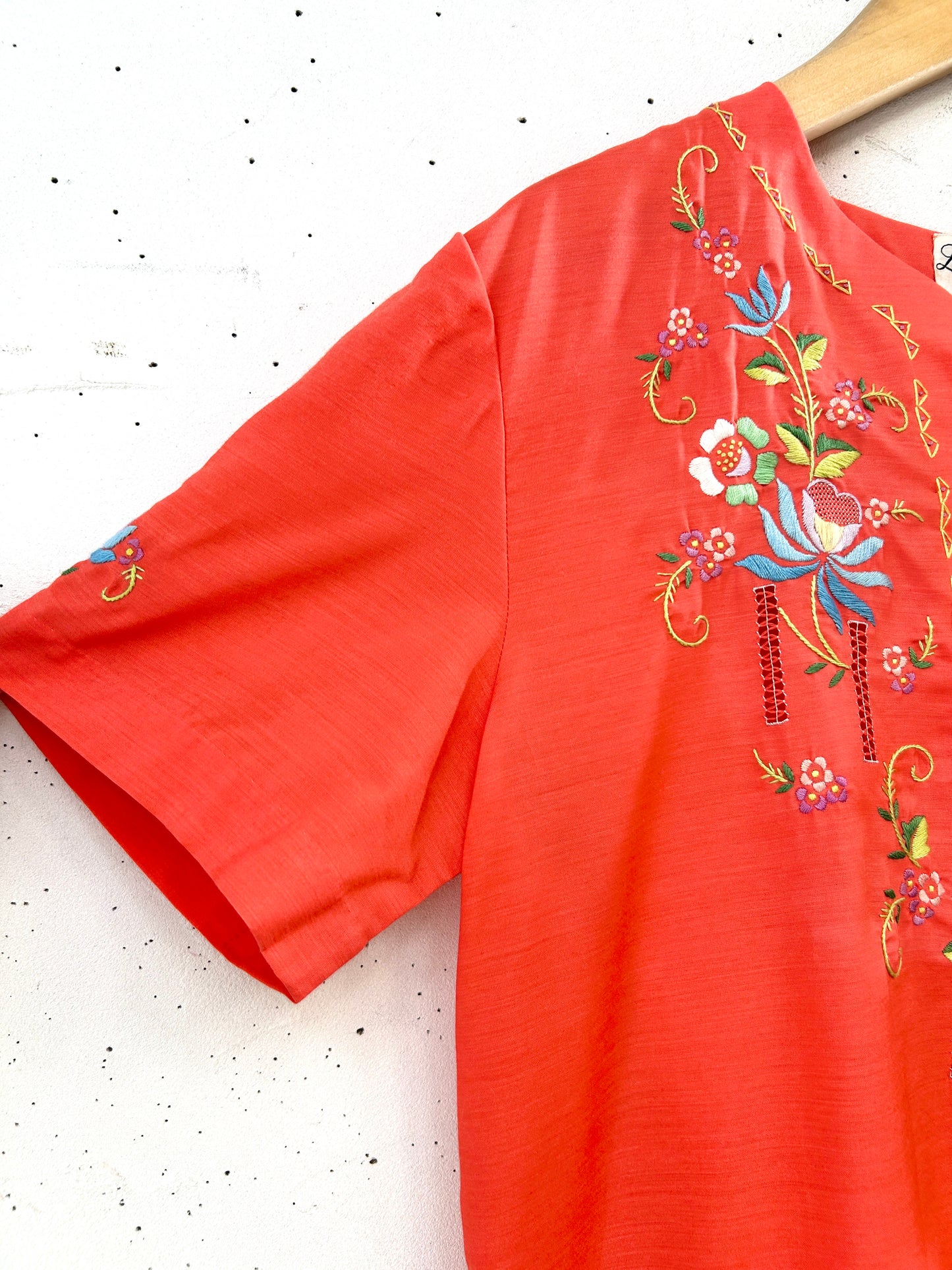 Vintage Embroidery Tunic [D32170]