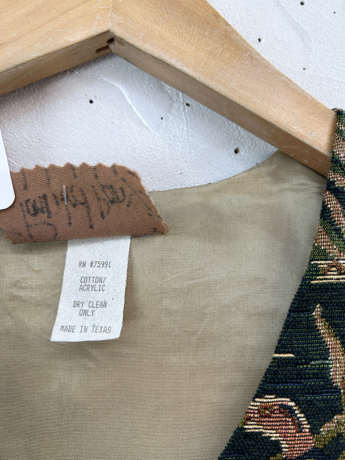 Vintage Gobelin Vest 〜Painted Pony〜 [J34116]