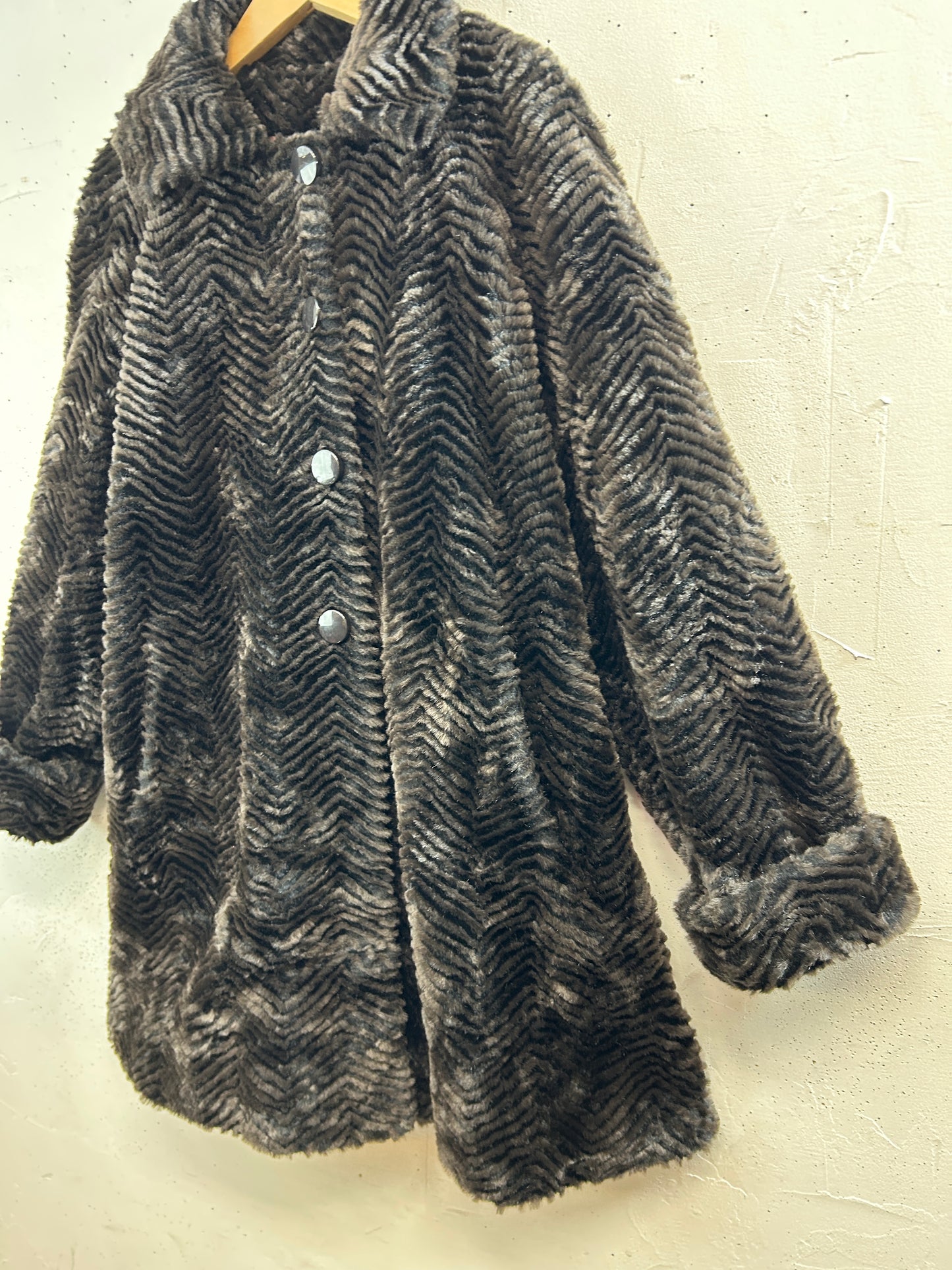 Vintage Eco Fur Jacket [L31166]