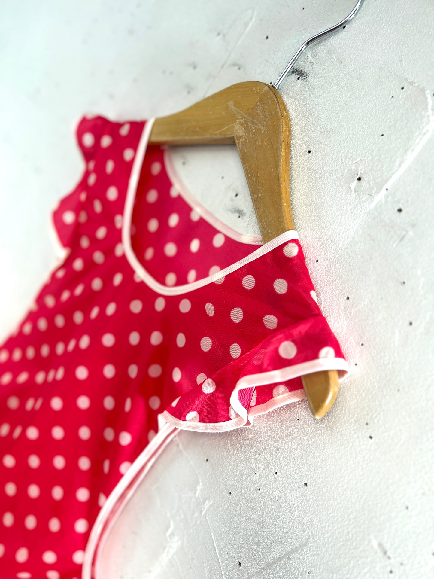 Vintage Dot Apron [A31406]