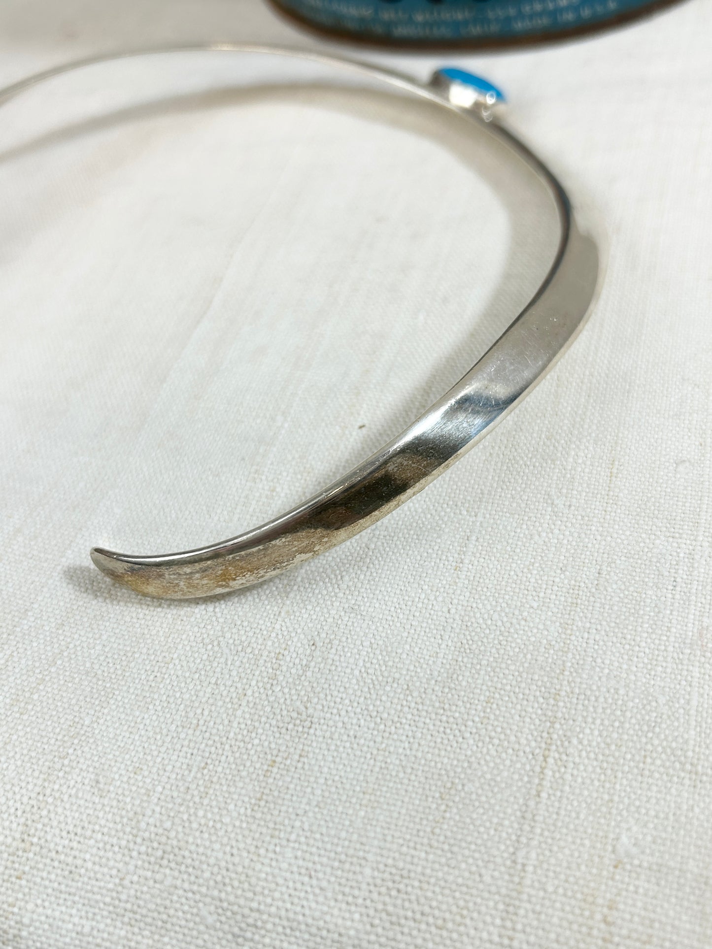 Vintage 925Silver Choker MADE IN MEXICO [I30218]