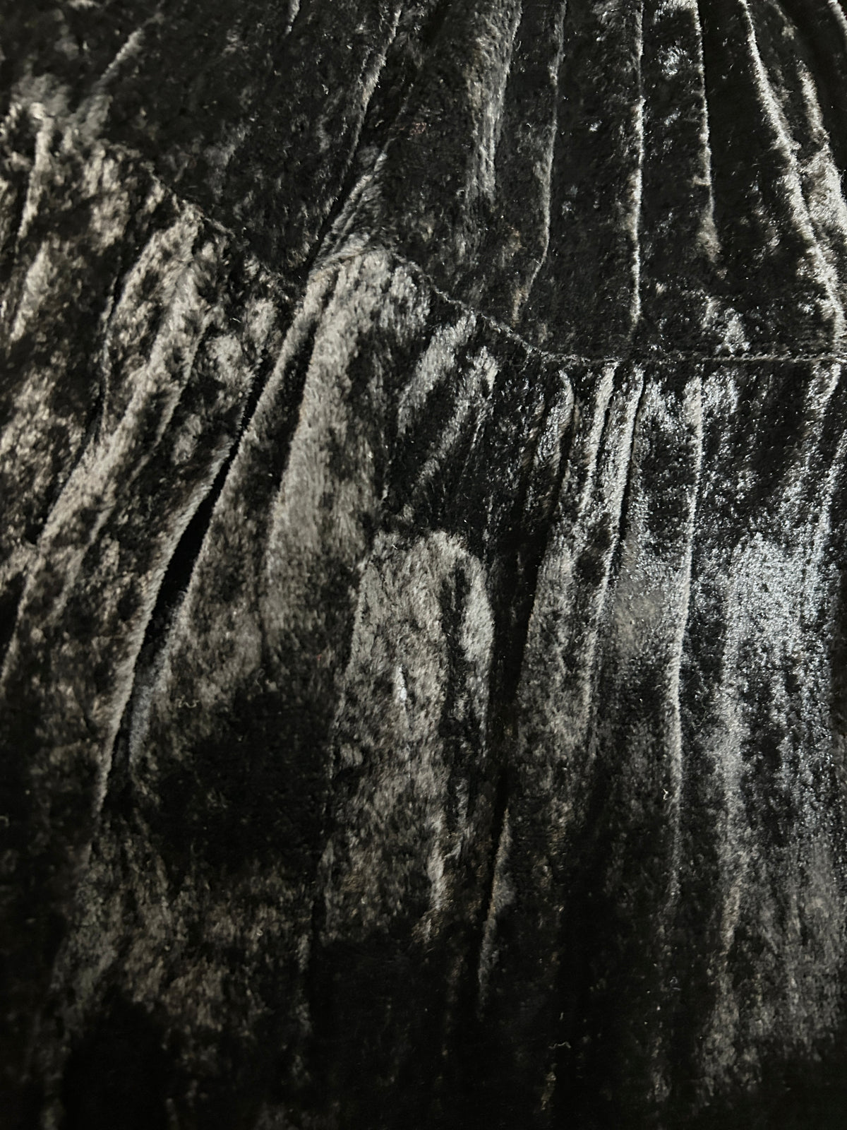 Vintage Velour Skirt  [I33779]
