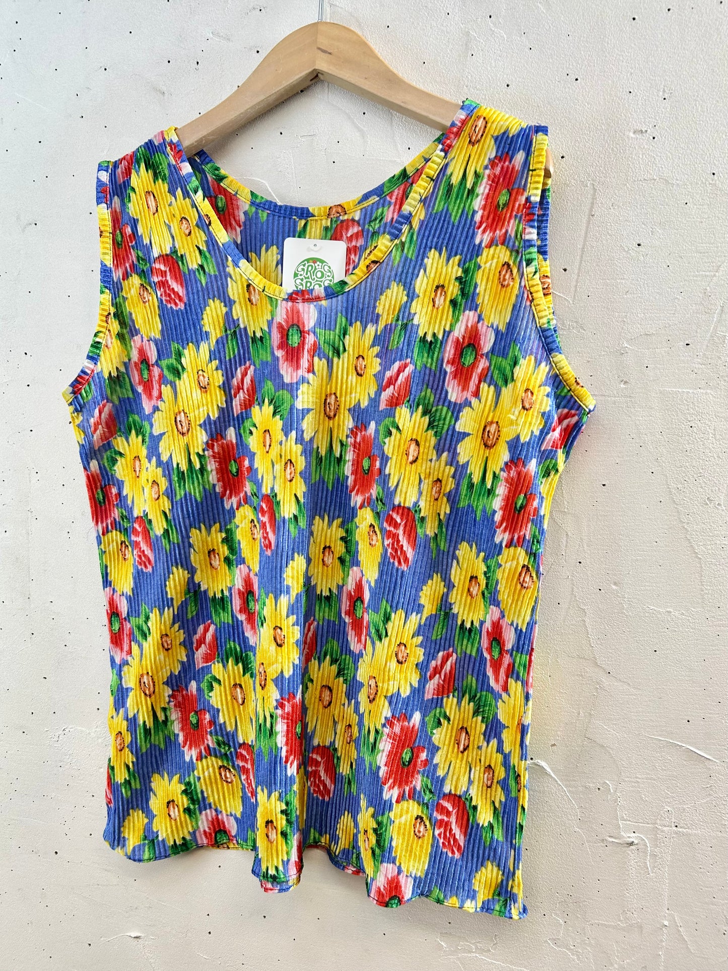Vintage Pleats Tops [G30610]
