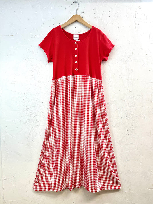 Vintage Dress MADE IN USA [F32755]