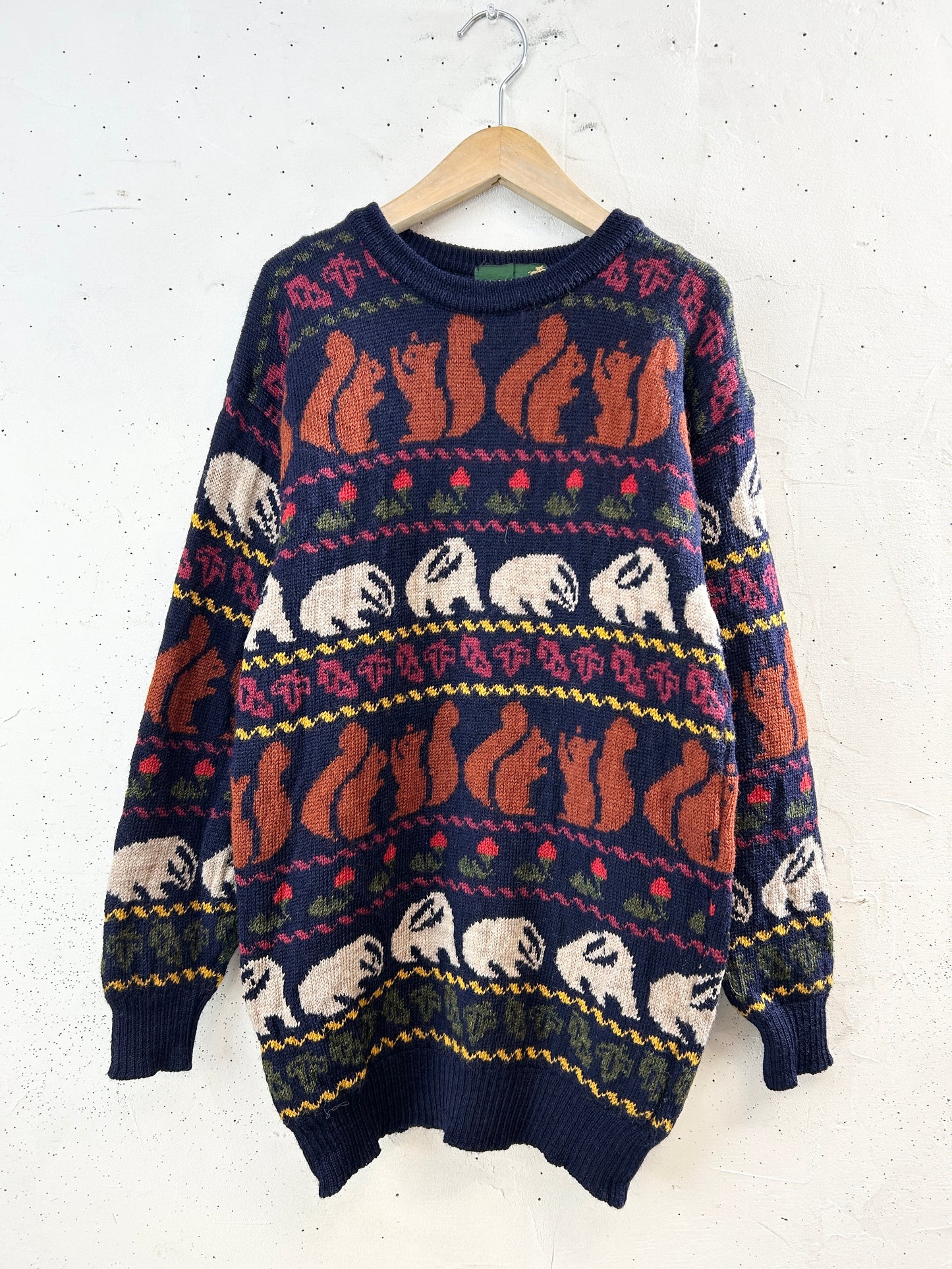 Vintage Knit Sweater [L30980]