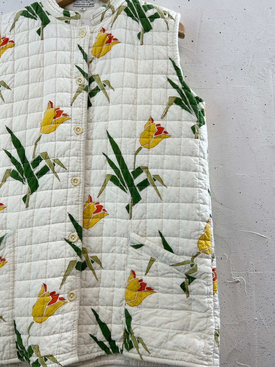 Vintage Quilting Vest [D32155]