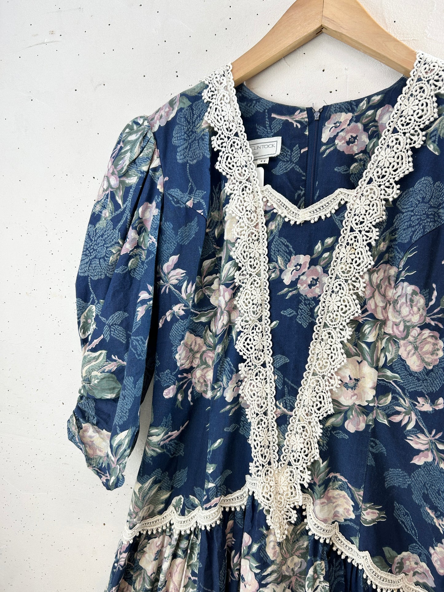 '80s Vintage Dress 〜JESSICA McCLINTOCK〜 [H30845]