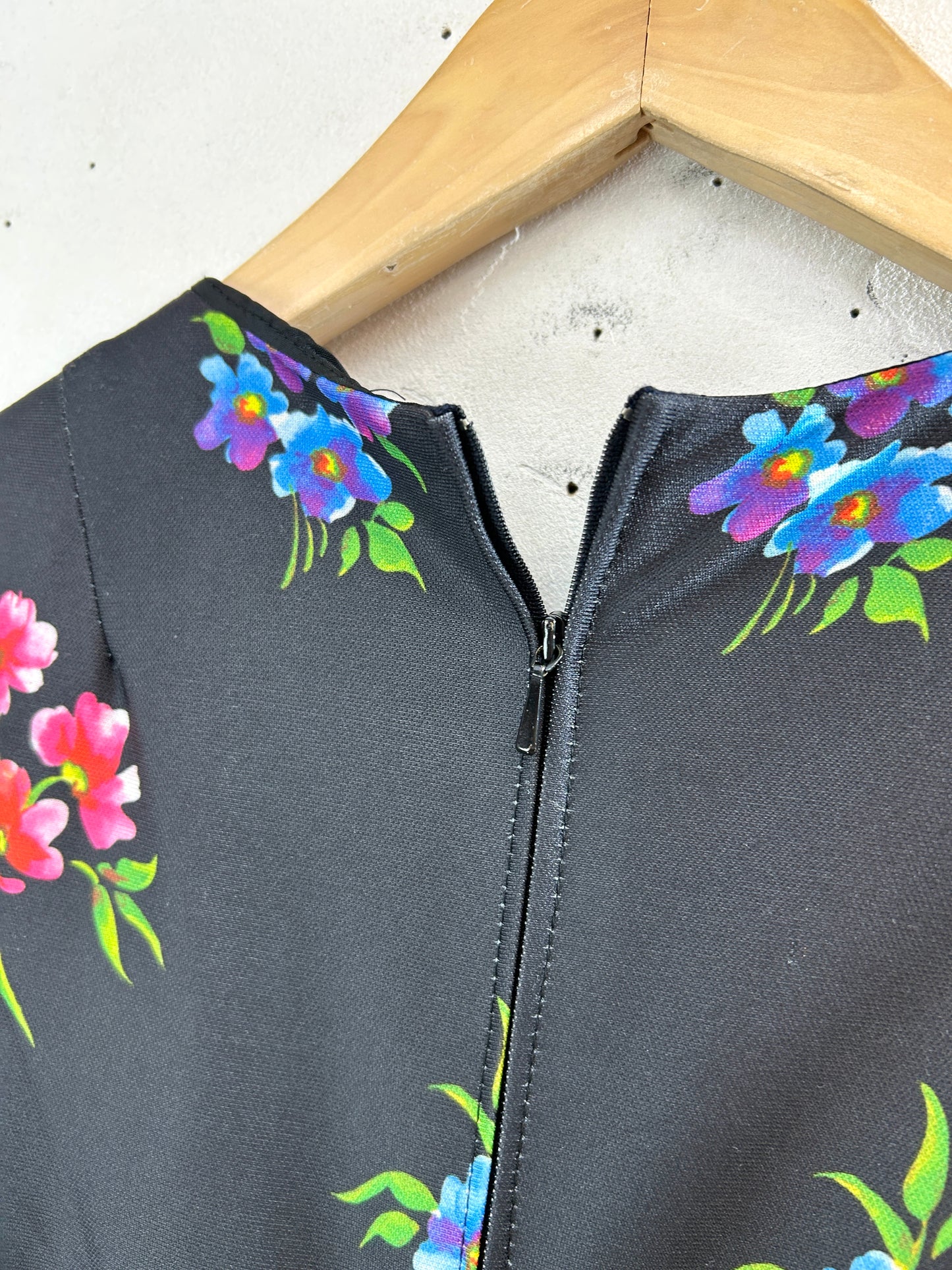 ’70s Vintage Flower Dress [H33674]