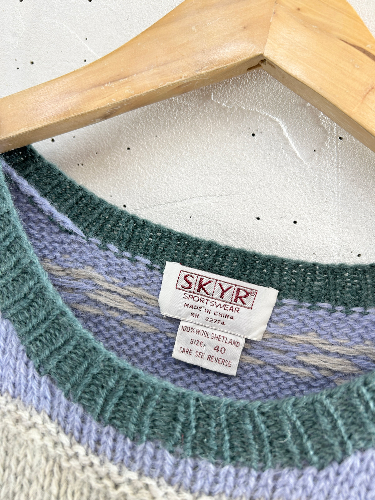 Vintage Knit Sweater [J34263]