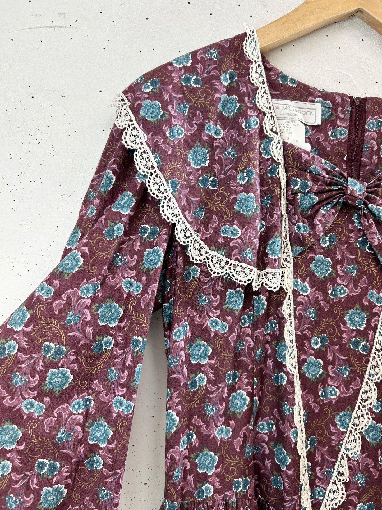 ’80s Vintage Dress〜GUNNE SAX by JESSICA McCLINTOCK〜[F32579]