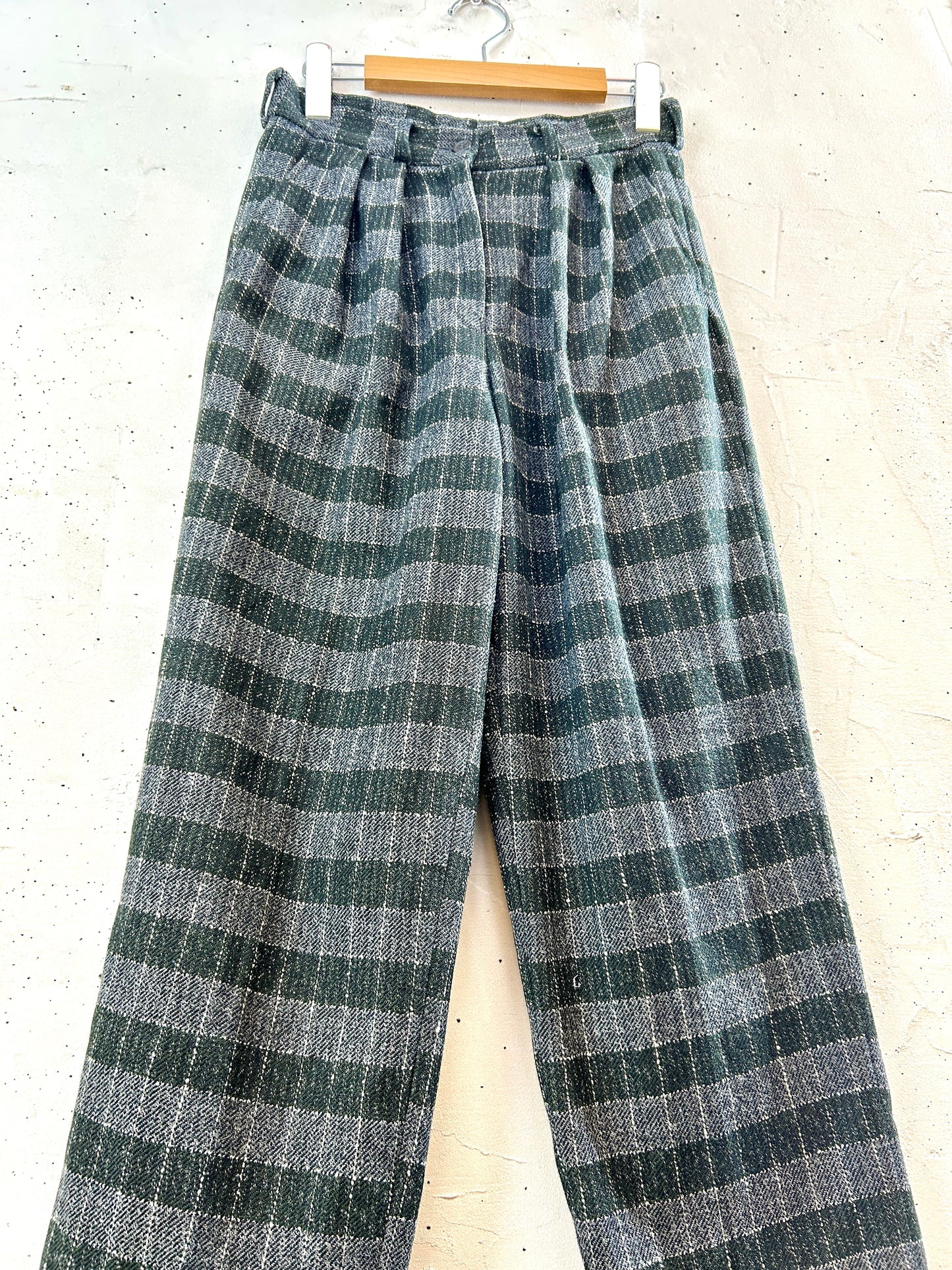 Vintage Plaid Pants [I30329]