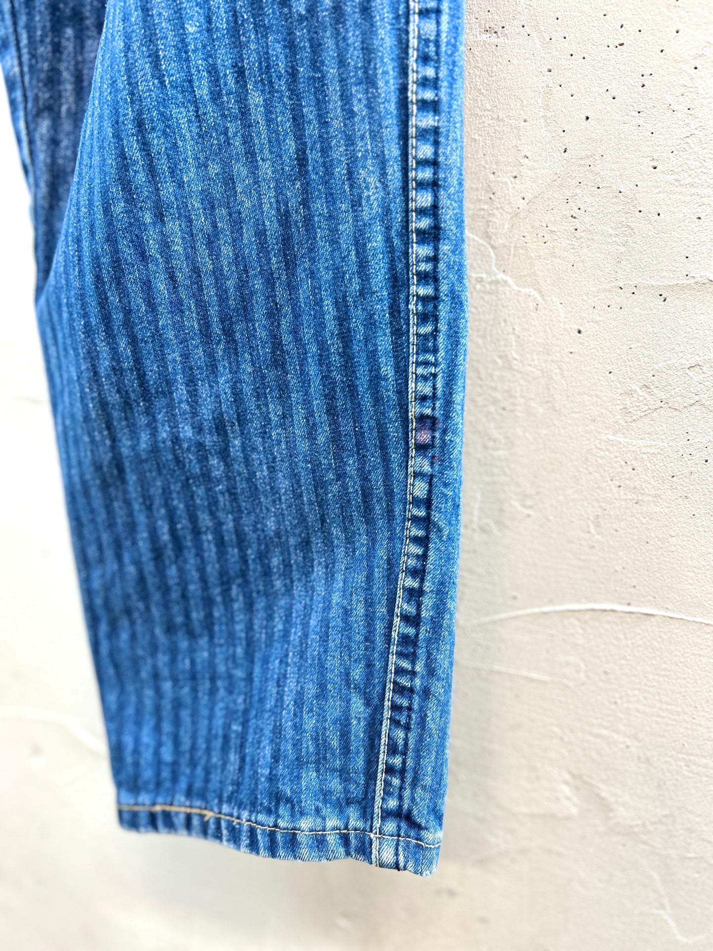 Vintage Denim Stripe Pants  [K30741]