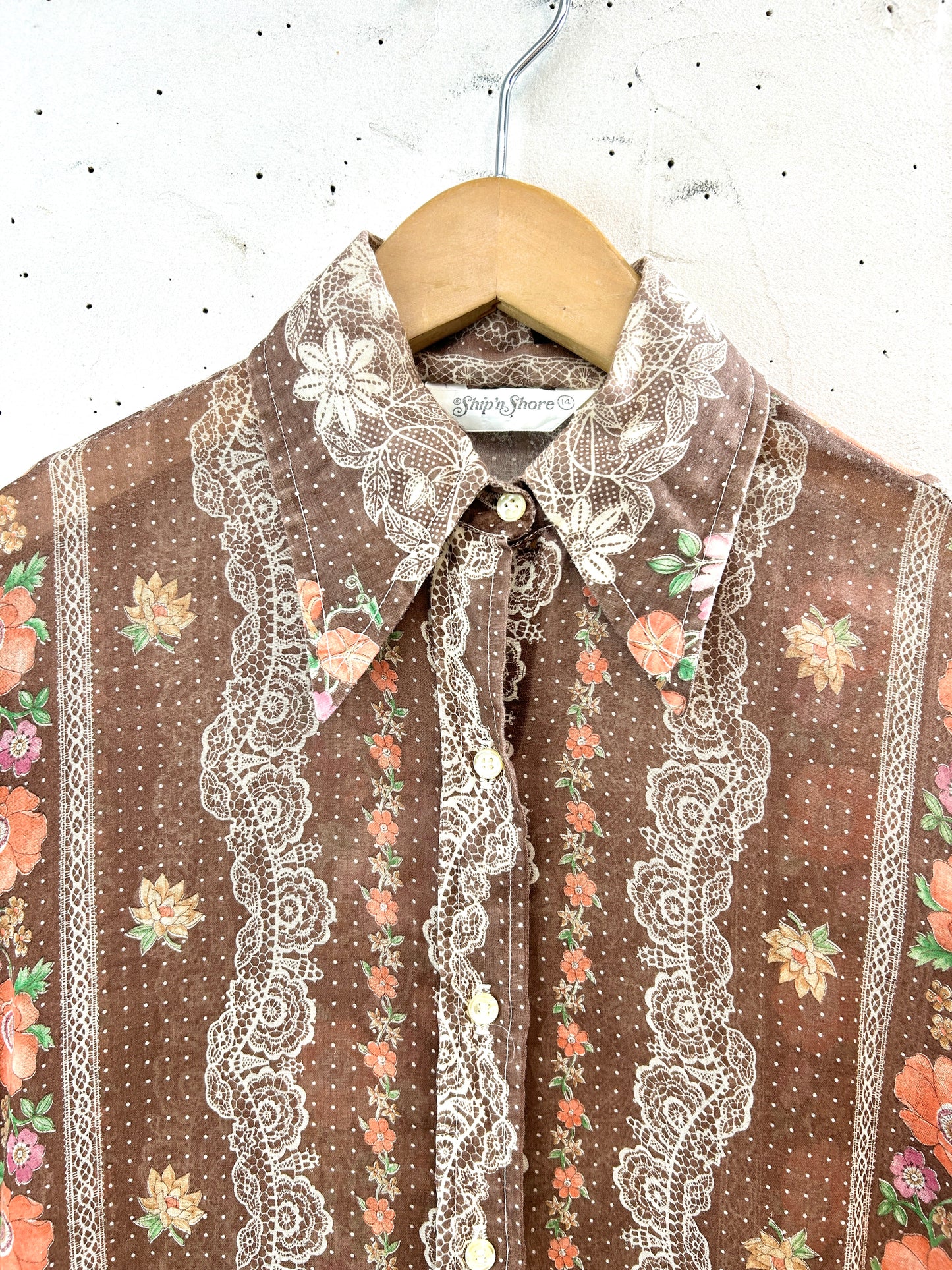 70s Vintage Shirt [E32356]