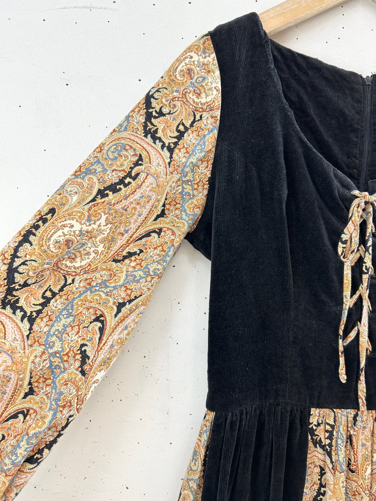 '70s Vintage Dress [J30552]