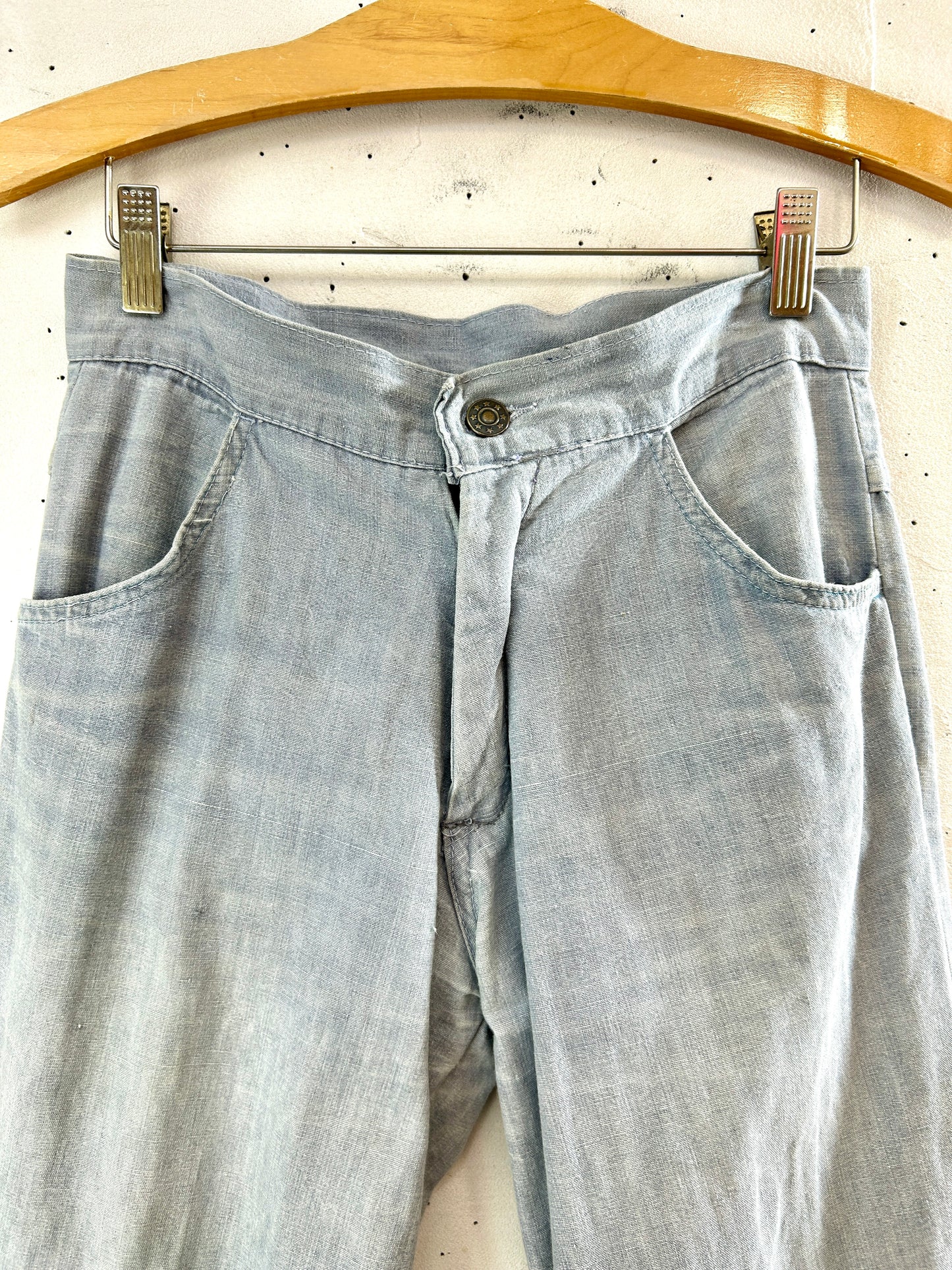 ’70s Vintage Baggy Pants  [H33634]