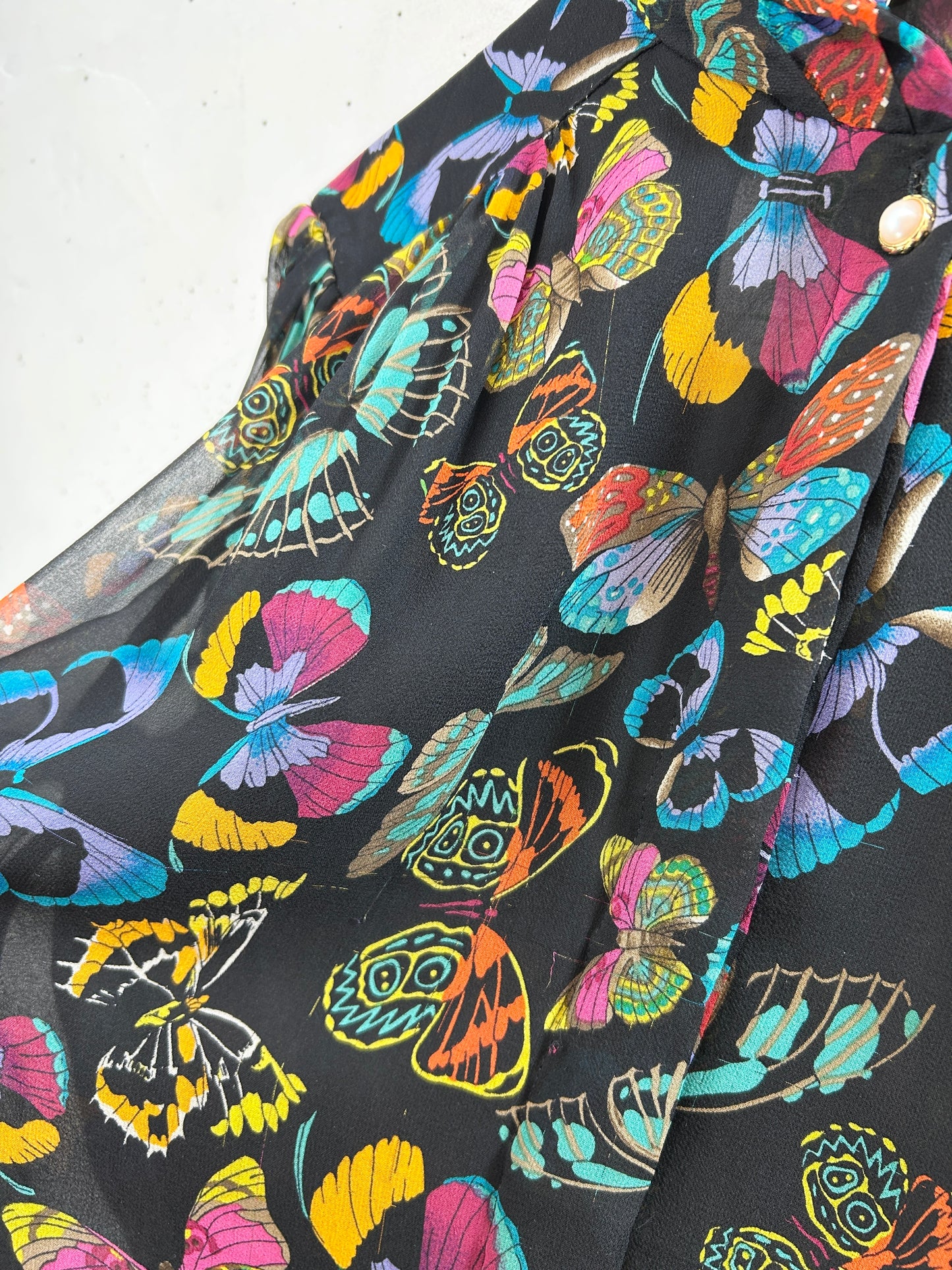 Vintage Silk Blouse [B31644]