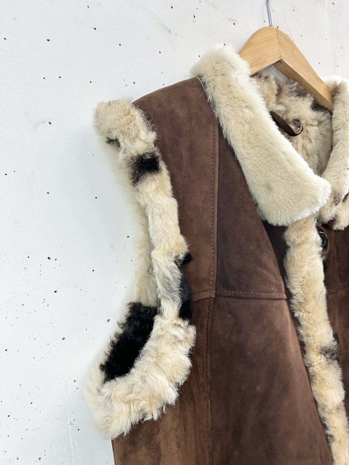Vintage Mouton Vest [A31299]