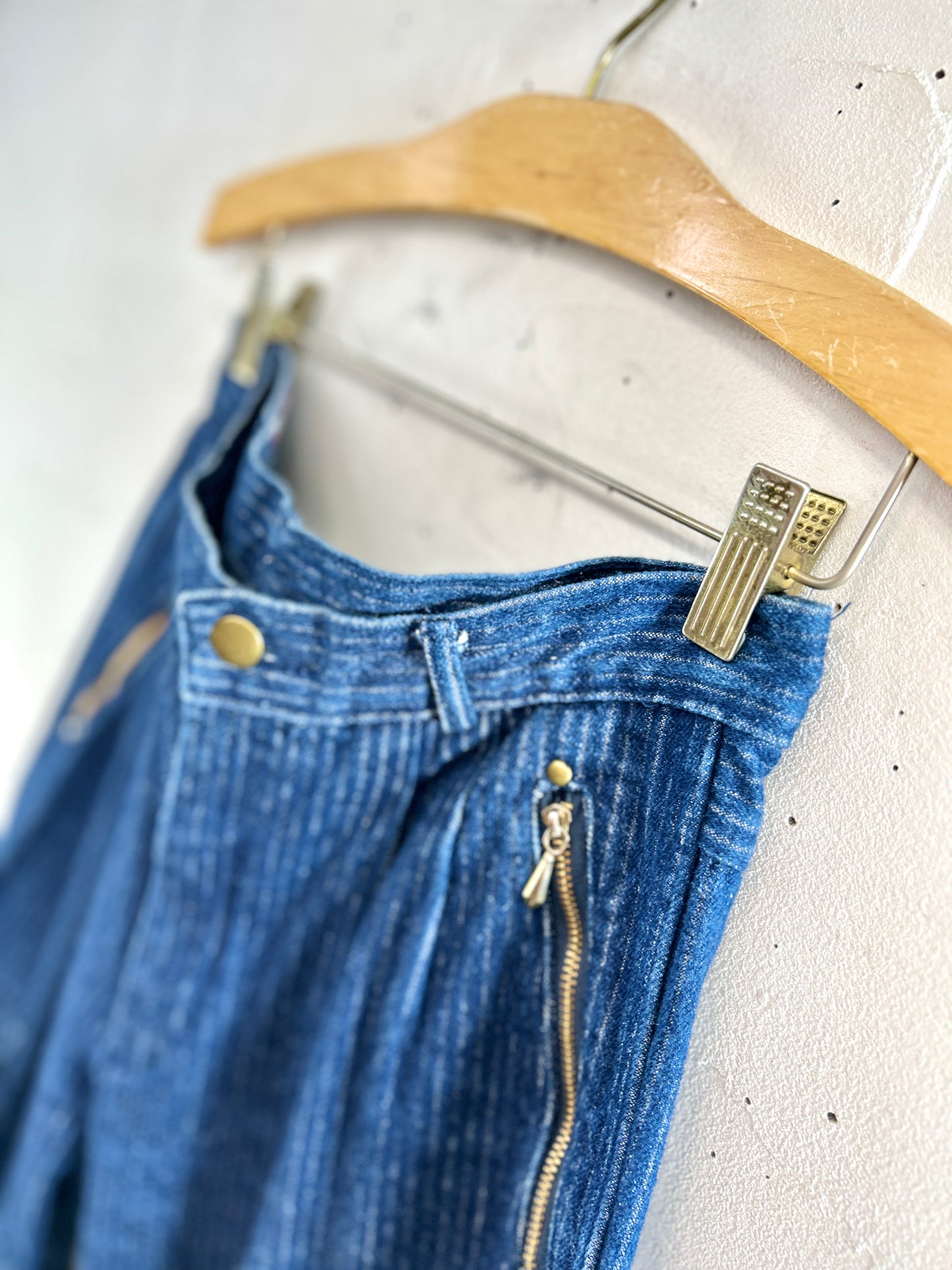 Vintage Denim Stripe Pants  [A31316]